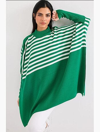 Pull oversize en acrylique à col rond bdart