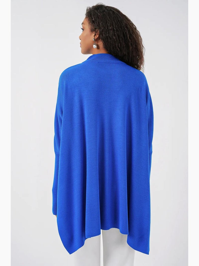 Pull oversize en acrylique à col rond bdart Bleu roi - Kiabi