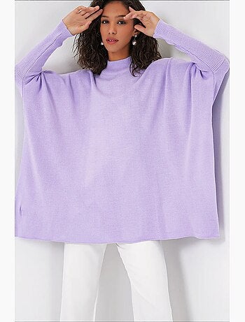 Pull oversize en acrylique à col rond bdart