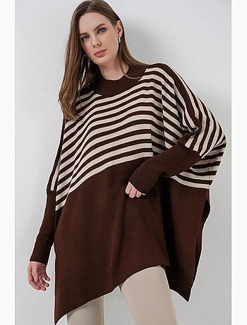 Pull oversize en acrylique à col rond bdart