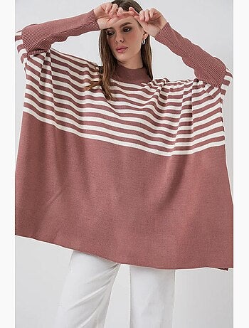 Pull oversize en acrylique à col rond bdart