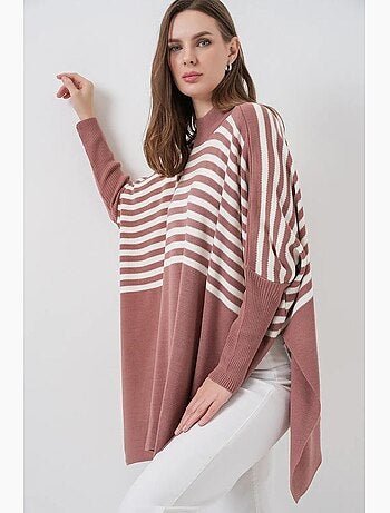 Pull oversize en acrylique à col rond bdart