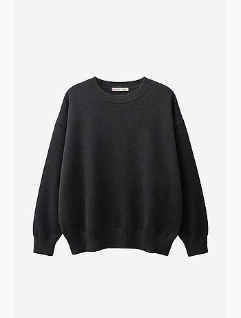 Pull oversize en maille côtelée mixray