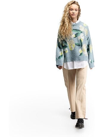 Pull oversize en maille femme femme mainau-w
