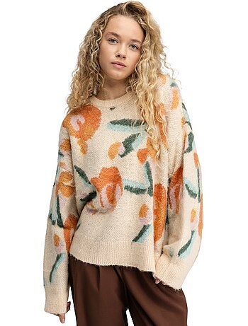 Pull oversize en maille femme femme mainau-w sand