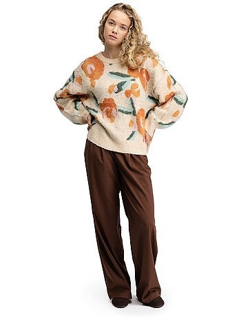 Pull oversize en maille femme femme mainau-w sand
