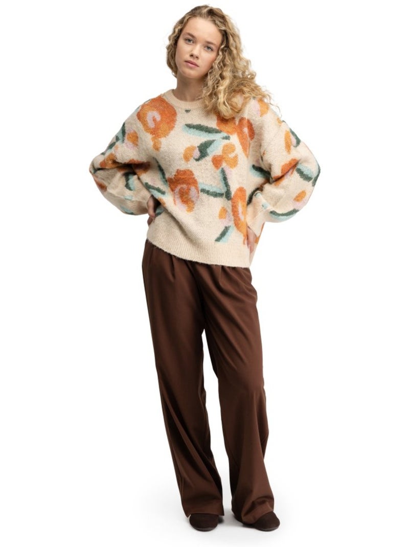 Pull oversize en maille femme femme mainau-w sand Beige - Kiabi