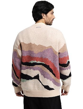 Pull oversize en maille homme homme burano transformation