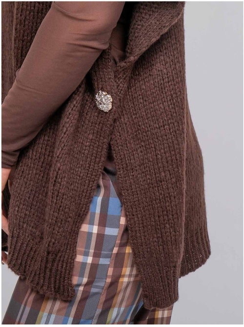 Pull oversize manches courtes grosse maille kireve - Kiabi Pull oversize manches courtes grosse maille kireve - Kiabi