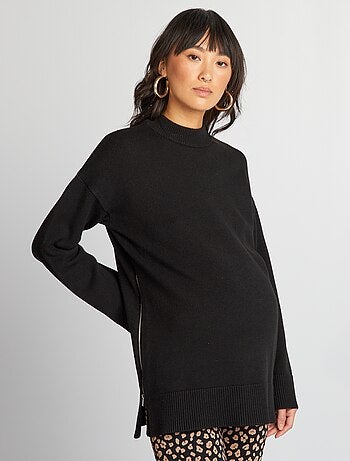 Pull oversize marinière grossesse - Kiabi