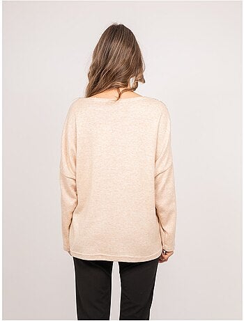 Pull oversize motif léopard kenora