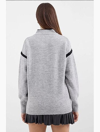 Pull oversize zippé bdart