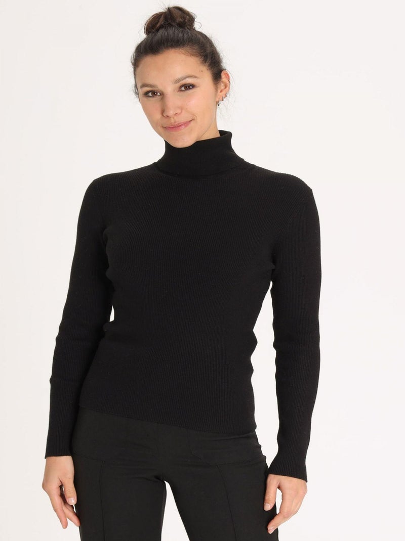 Pull Paloma Black | Gerard Pasquier Avec Col Roulé | Gerard Pasquier Noir - Kiabi