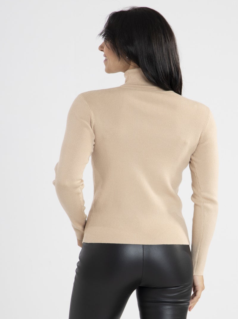 Pull Paloma  | Gerard Pasquier Avec Col Roulé | Gerard Pasquier Camel - Kiabi