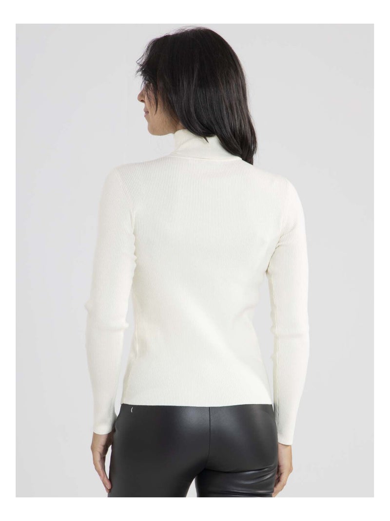 Pull Paloma  | Gerard Pasquier Avec Col Roulé | Gerard Pasquier Ecru - Kiabi
