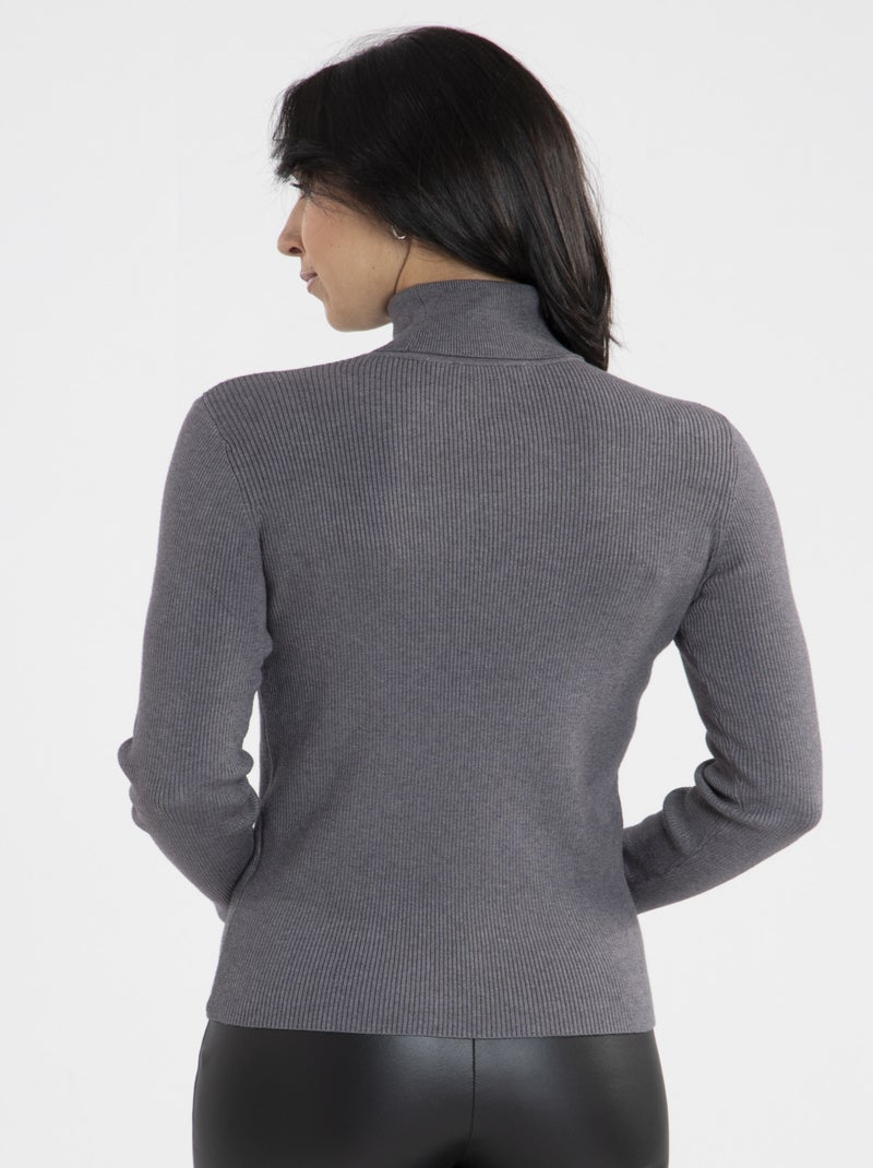 Pull Paloma  | Gerard Pasquier Avec Col Roulé | Gerard Pasquier Gris - Kiabi
