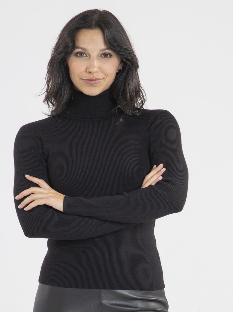 Pull Paloma  | Gerard Pasquier Avec Col Roulé | Gerard Pasquier Noir - Kiabi