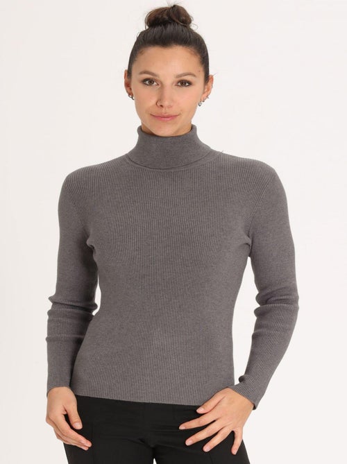 Pull Paloma Grey | Gerard Pasquier Avec Col Roulé | Gerard Pasquier - Kiabi