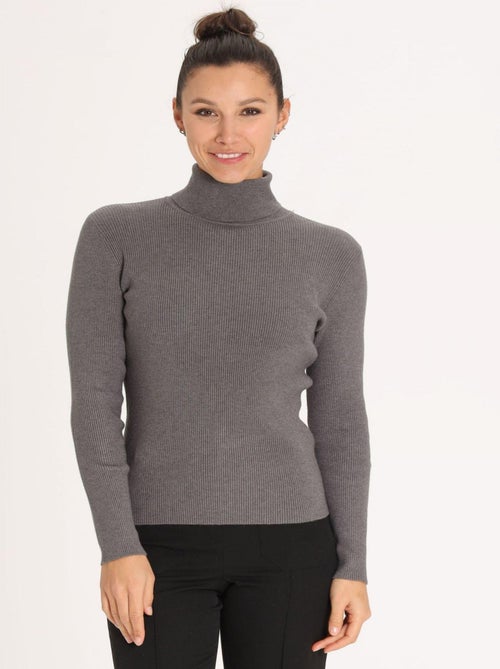 Pull PALOMA Grey Pull roulé - Kiabi