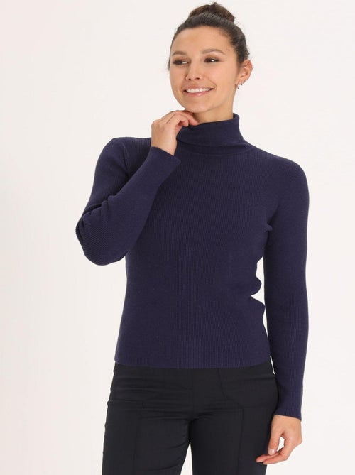 Pull Paloma Navy | Gerard Pasquier Avec Col Roulé | Gerard Pasquier - Kiabi