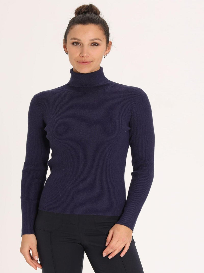 Pull Paloma Navy | Gerard Pasquier Avec Col Roulé | Gerard Pasquier Bleu marine - Kiabi