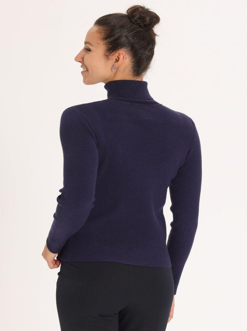 Pull Paloma Navy | Gerard Pasquier Avec Col Roulé | Gerard Pasquier Bleu marine - Kiabi