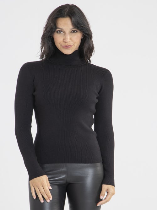 Pull Paloma Noir Pulls roulé - Kiabi