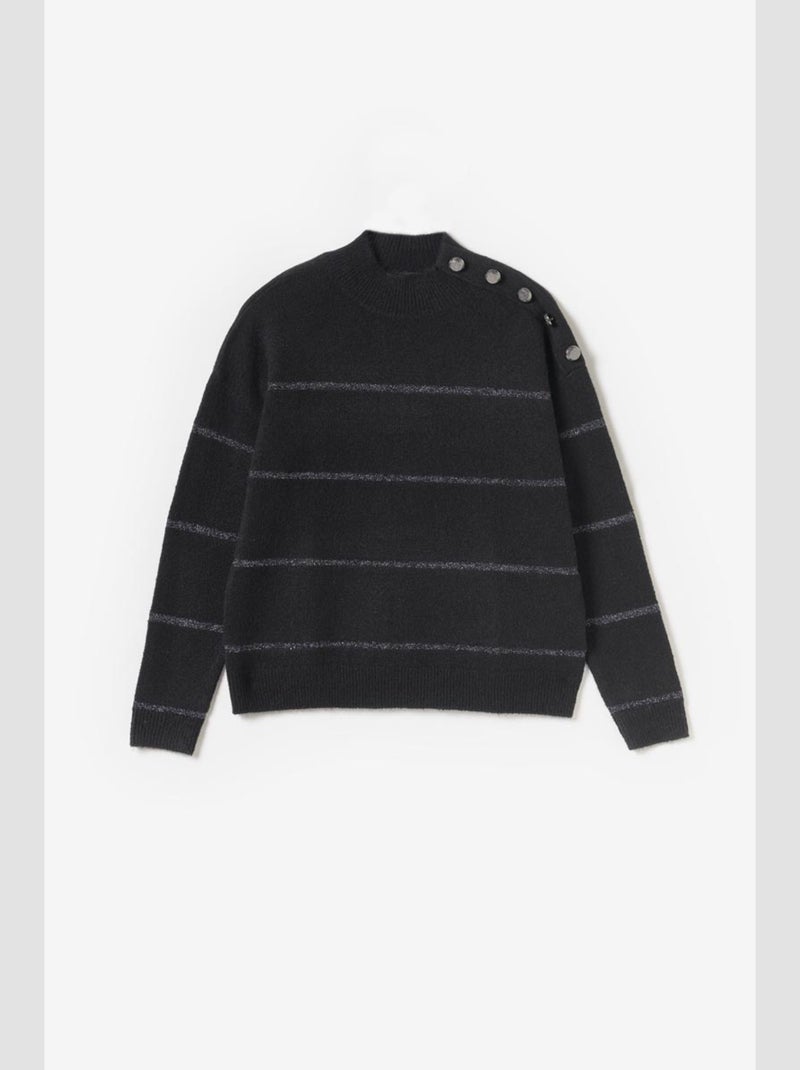 Pull PAULIEGI 'Le Temps Des Cerises' Noir - Kiabi