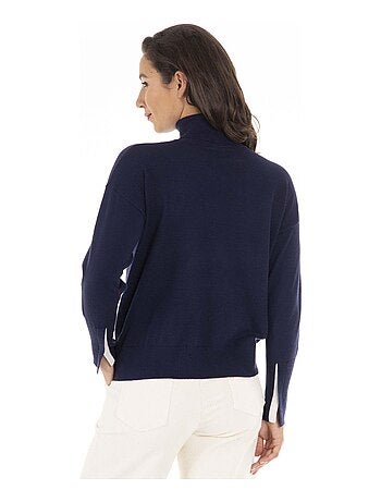 Pull PEMA Gris Pull col roulé