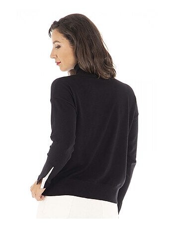 Pull PEMA Gris Pull col roulé