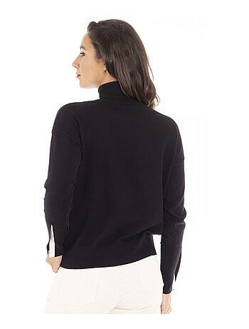 Pull PEMA Gris Pull col roulé