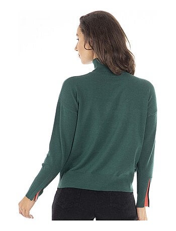 Pull PEMA Gris Pull col roulé