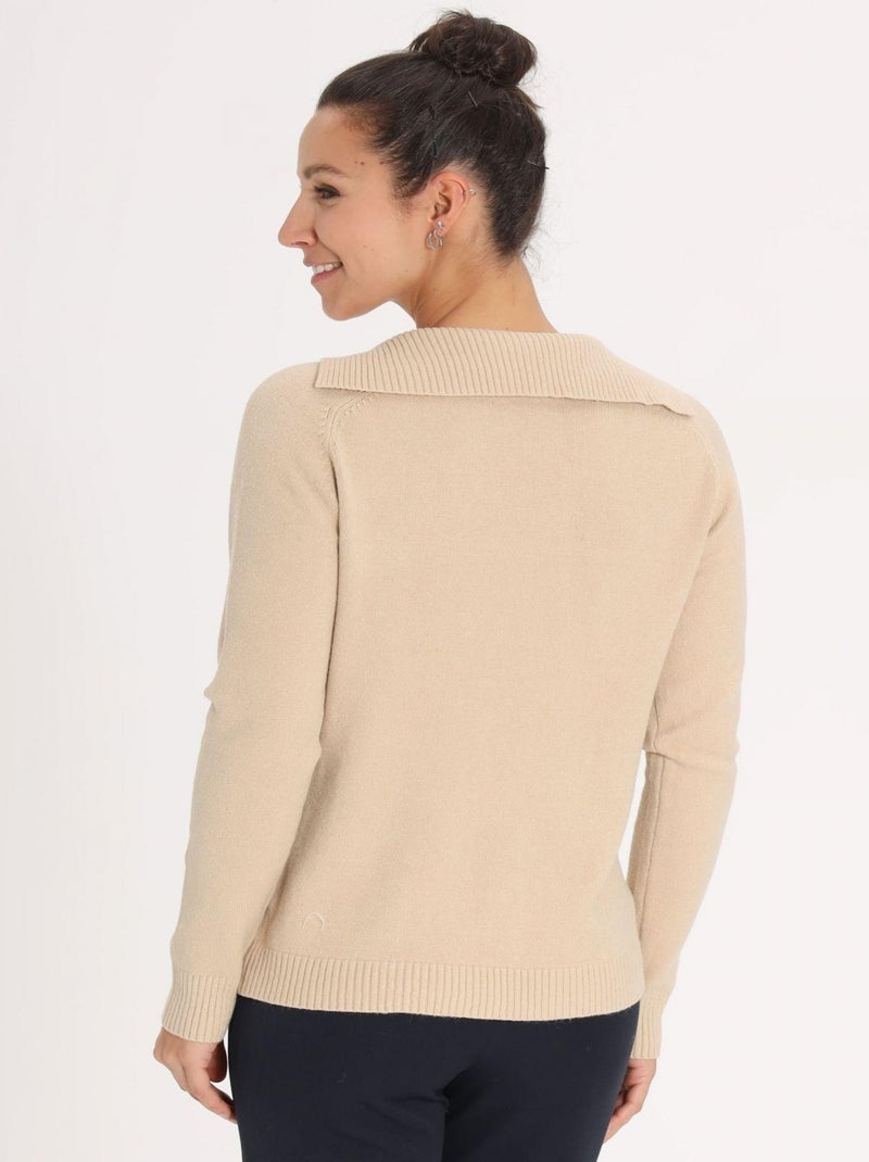 Pull PETAL Camel Pull fantaisie Camel - Kiabi