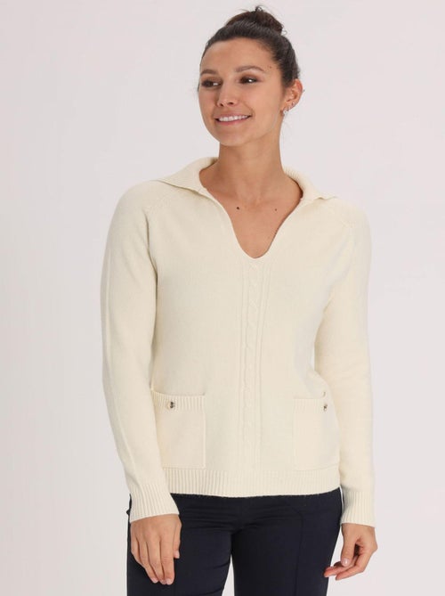 Pull Petal  | Gerard Pasquier Avec Col Fantaisie | Gerard Pasquier - Kiabi