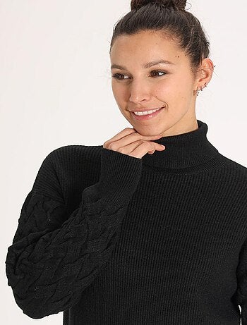 Pull PILOU Black Pull roulé