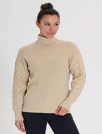Pull PILOU Camel Pull roulé