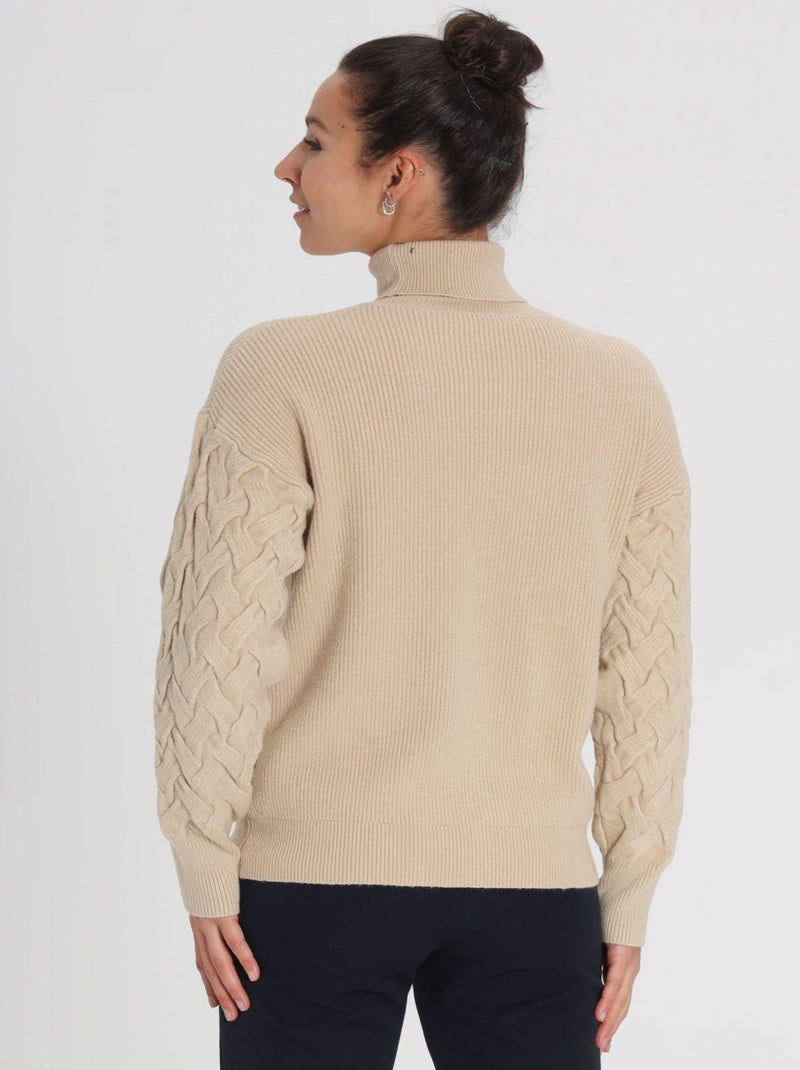 Pull Pilou  | Gerard Pasquier Avec Col Roulé | Gerard Pasquier Camel - Kiabi