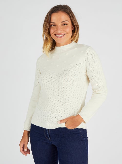 Pull point fantaisie Thermolactyl - Damart - Kiabi