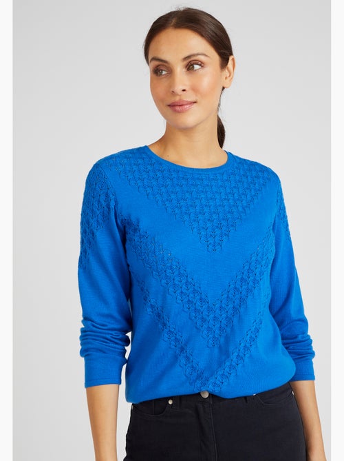 Pull point fantaisie thermolactyl - damart - Kiabi Pull point fantaisie thermolactyl - damart - Kiabi