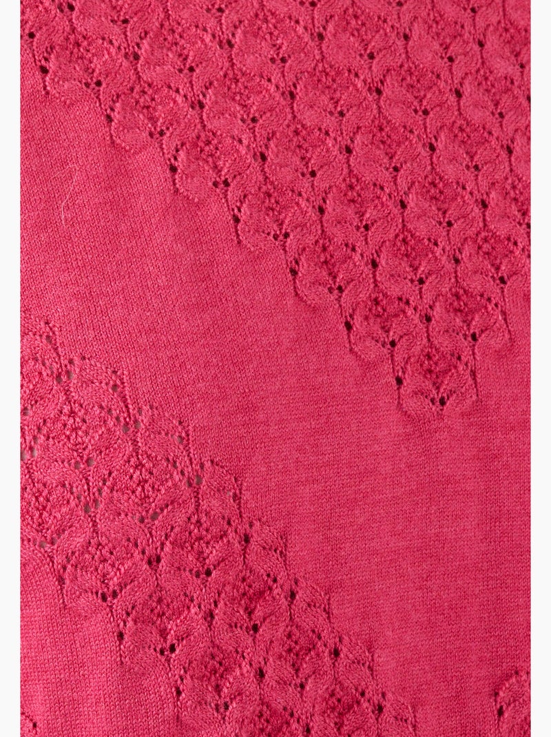 Pull point fantaisie thermolactyl - damart Framboise - Kiabi
