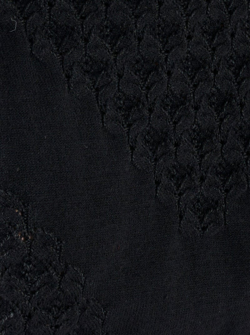Pull point fantaisie Thermolactyl - Damart Noir - Kiabi
