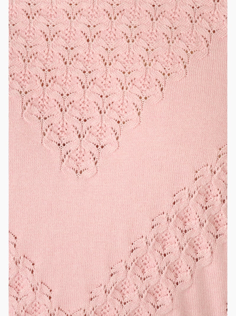 Pull point fantaisie thermolactyl - damart Rose pastel - Kiabi