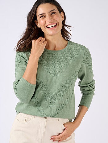 Pull point fantaisie Thermolactyl - Damart