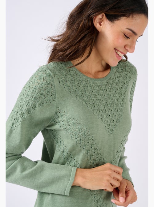 Pull point fantaisie Thermolactyl - Damart - Kiabi