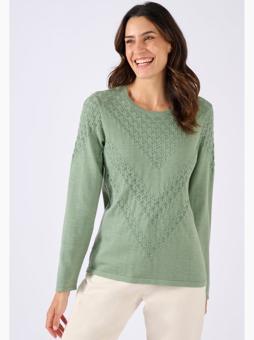 Pull point fantaisie Thermolactyl - Damart - Kiabi