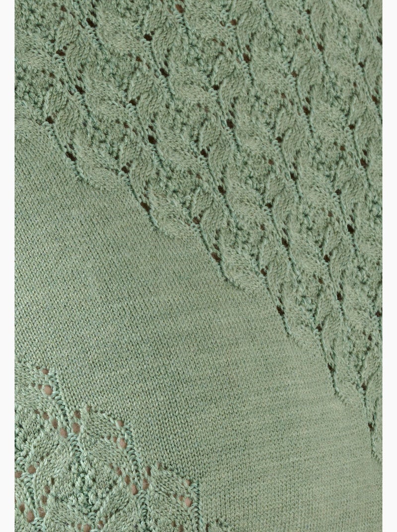 Pull point fantaisie Thermolactyl - Damart Vert Sauge - Kiabi