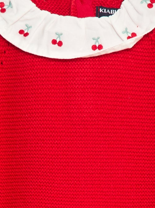 Pull point mousse avec col claudine - Kiabi