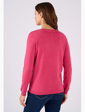 Pull points en relief et jeu d'ajourés - Damart