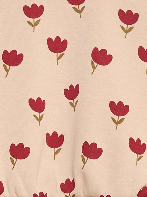 Pull polaire à motif - Kiabi