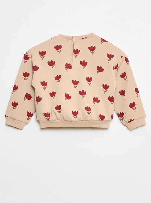 Pull polaire à motif - Kiabi